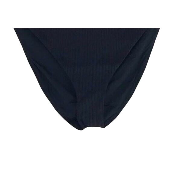 NWT Andie x Claire The Gold Coast Bikini Bottom Ribbed Stretch M Black #3834 - Picture 3 of 15